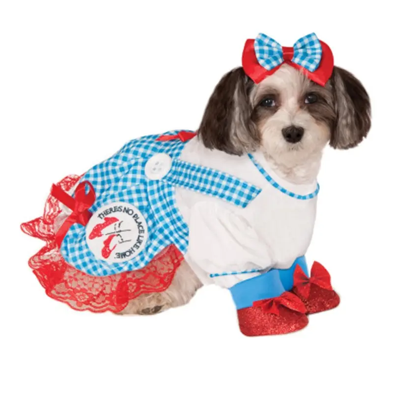 Wizard of Oz Dorothy Dog Halloween Costume Small - Out of Stock!