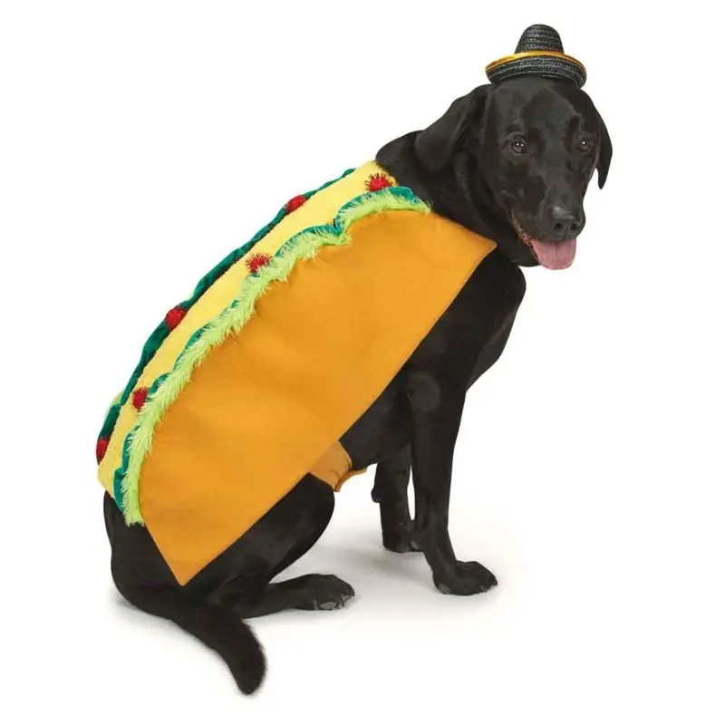 Casual Canine Tasty Taco & Sombrero Dog Costume X-Small