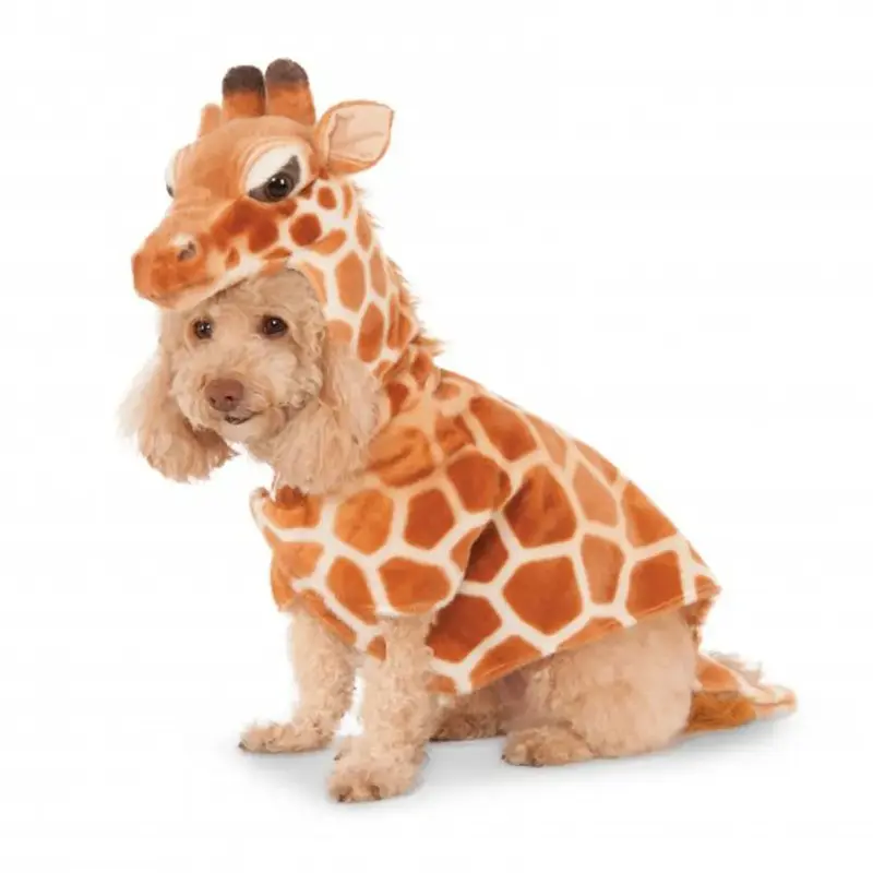 Giraffe Dog Hoodie Costume X-Small
