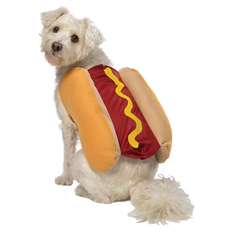 Rasta Imposta Hot Dog with Mustard Dog Costume X-Small