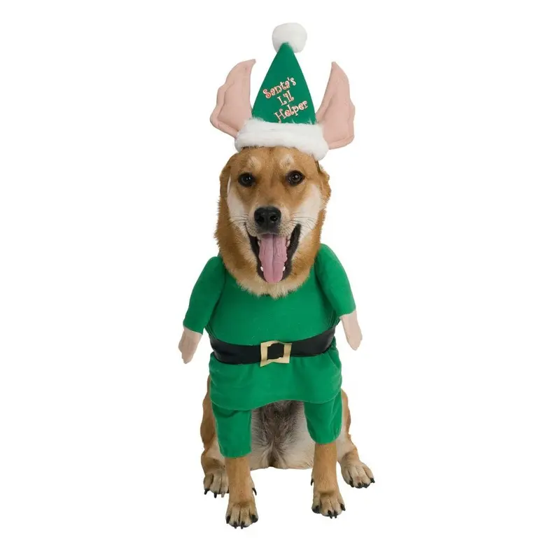 Rubies Walking Santa's Helper Dog Costume Small - Out of Stock!