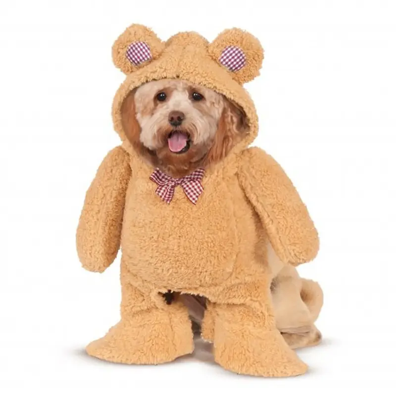 Walking Teddy Bear Dog Costume X-Small