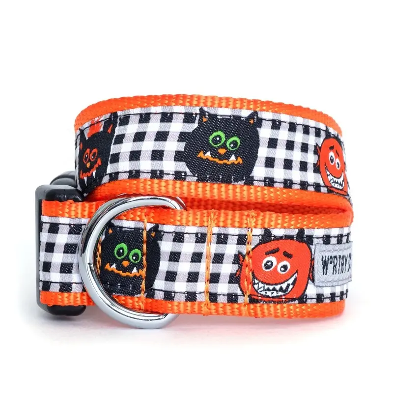 Worthy Dog Halloween Dog Collar - Monster Mash X-Large