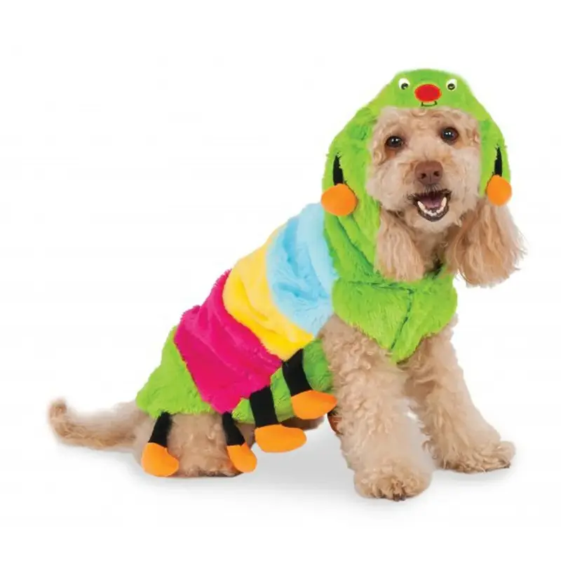 Caterpillar Dog Hoodie Costume Small