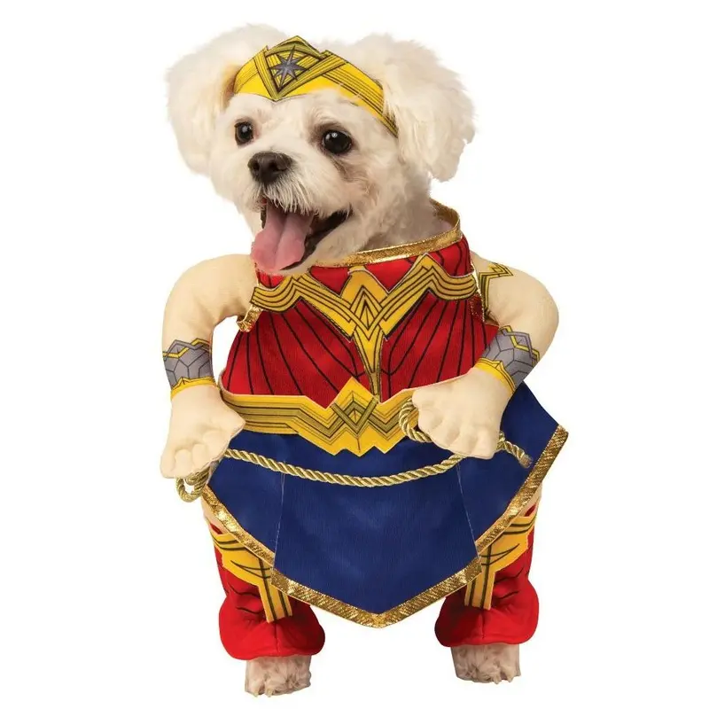 DC Comics Walking Wonder Woman Dog Costume by Rubies Small