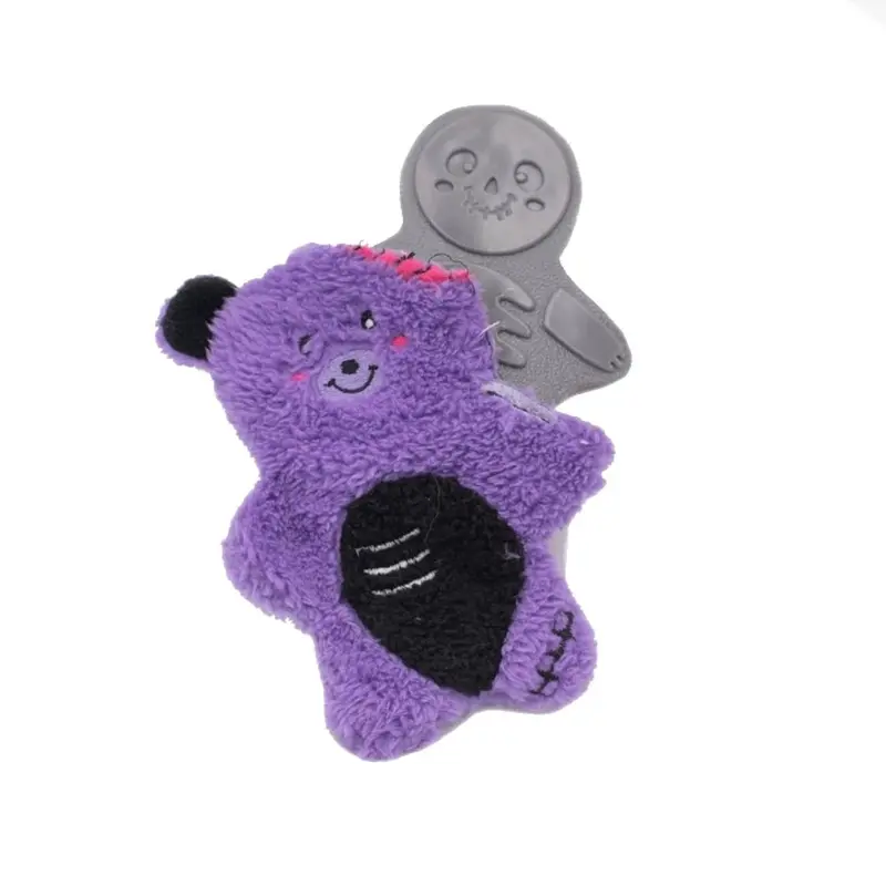 ZippyPaws Halloween Bonez Dog Toy - Zombie Bear