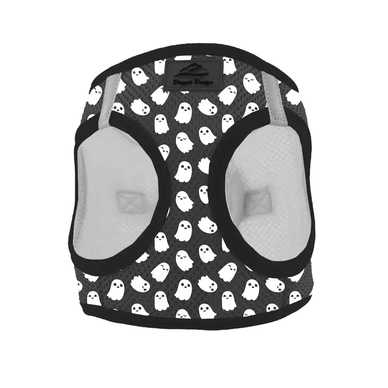 American River Choke Free Dog Harness Holiday Line - Halloween Ghosts XX-Small