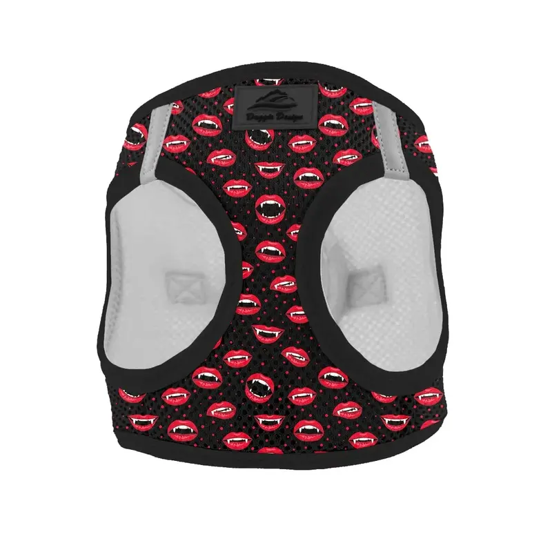 American River Choke Free Dog Harness Holiday Line - Vampire Kisses X-Small