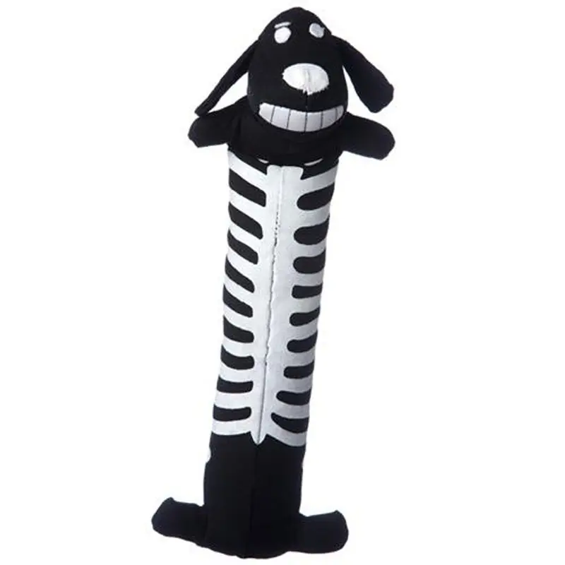 Multipet Halloween Loofa Dog Toy  - Skeleton One Size - Out of Stock!