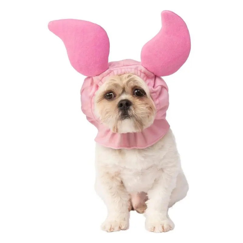Winnie The Pooh Piglet Headpiece Dog Costume by Rubies Small/Medium - Out of Stock!