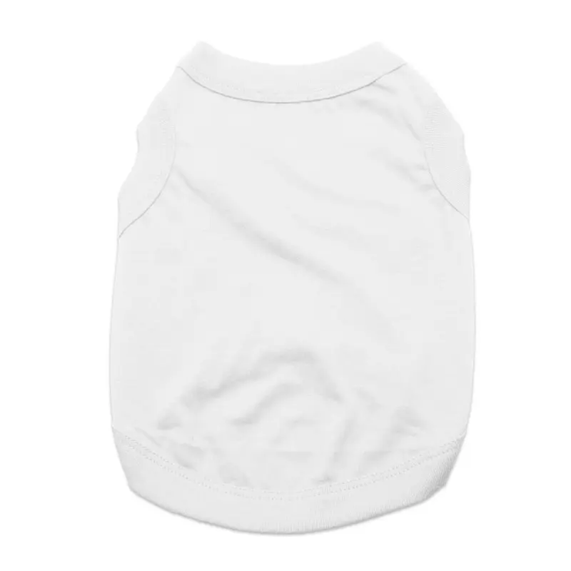 Barking Basics Dog Tank Shirt - White X-Small