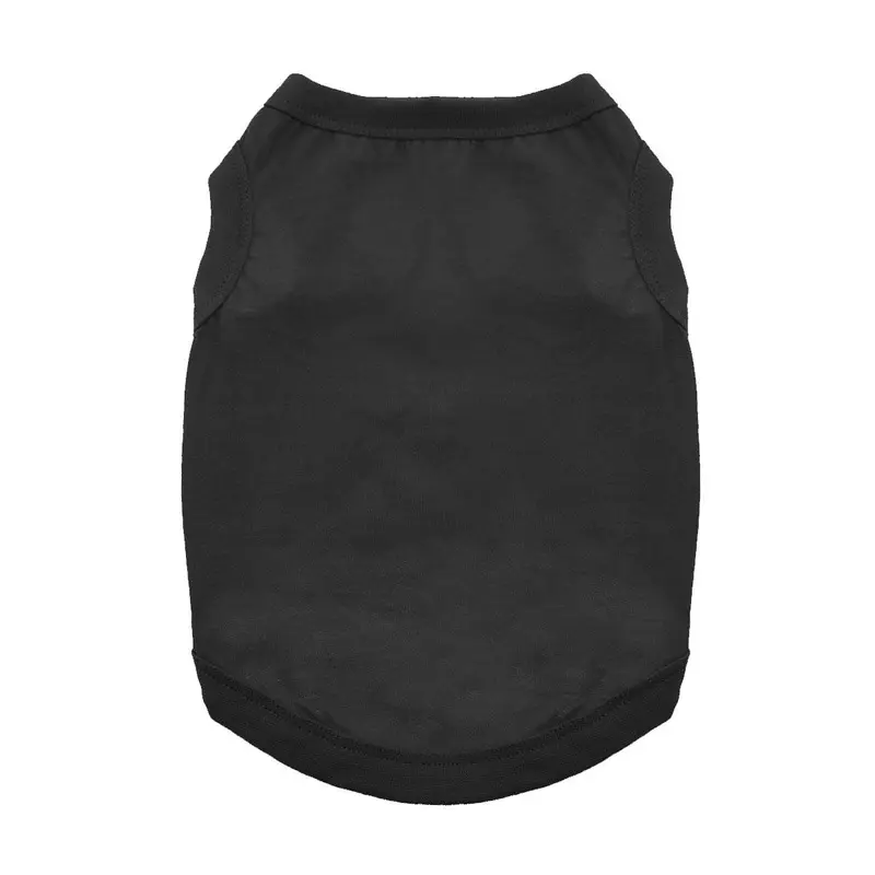 Cotton Dog Tank by Doggie Design - Jet Black X-Small