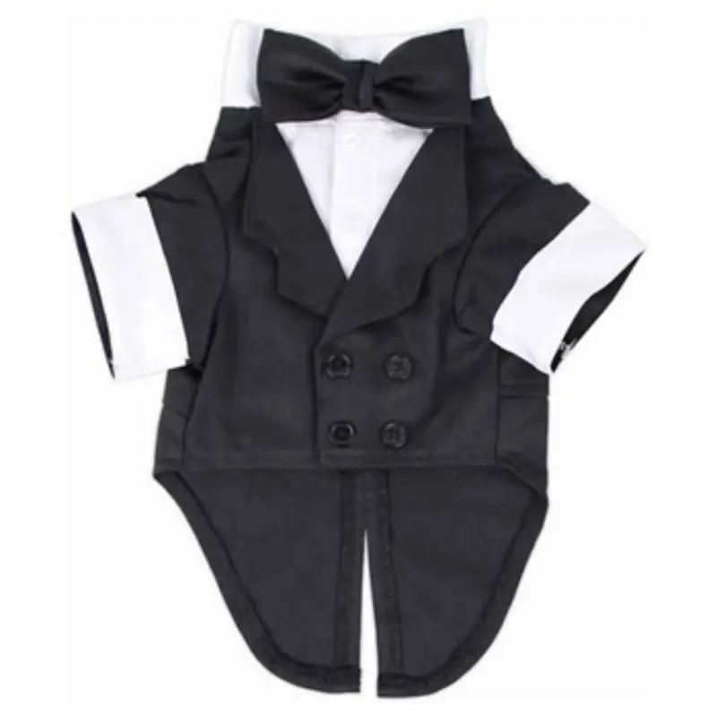 Parisian Pet Party Dog Tuxedo - Black Small
