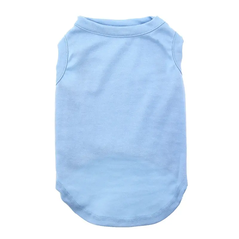 Plain Dog and Cat Shirt - Baby Blue X-Small