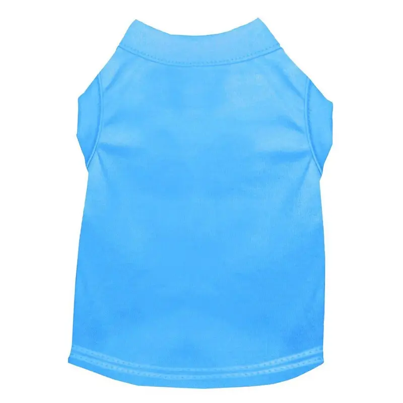 Plain Dog and Cat Shirt - Bermuda Blue X-Small