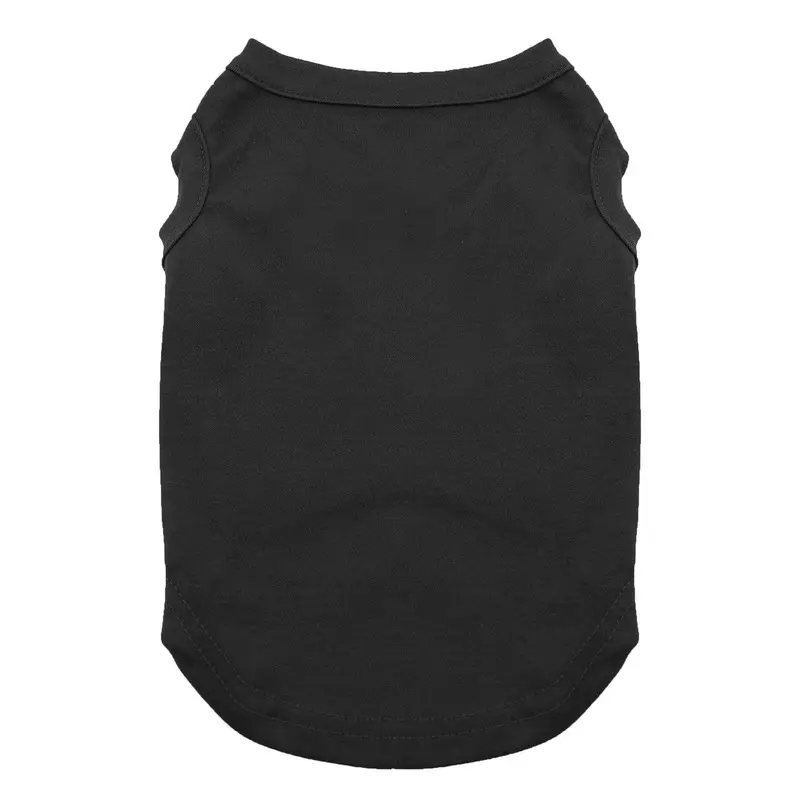 Plain Dog and Cat Shirt - Black X Small