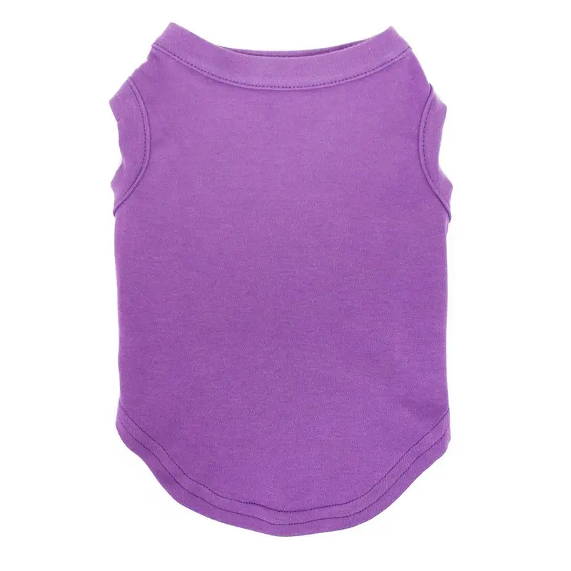 Plain Dog and Cat Shirt - Purple X-Small