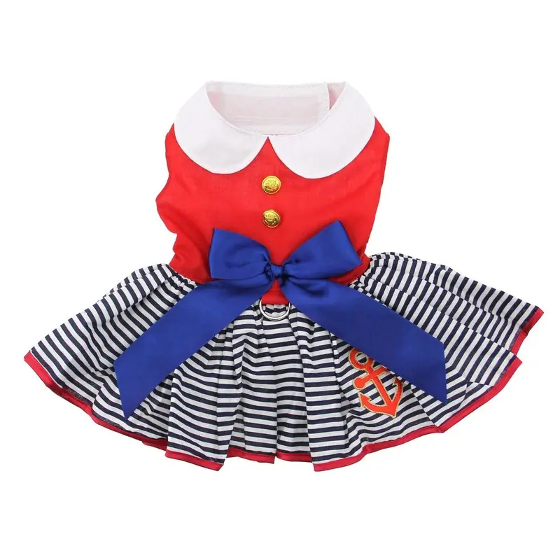 Sailor Girl Dog Harness Dress by Doggie Design X-Small - Out of Stock!