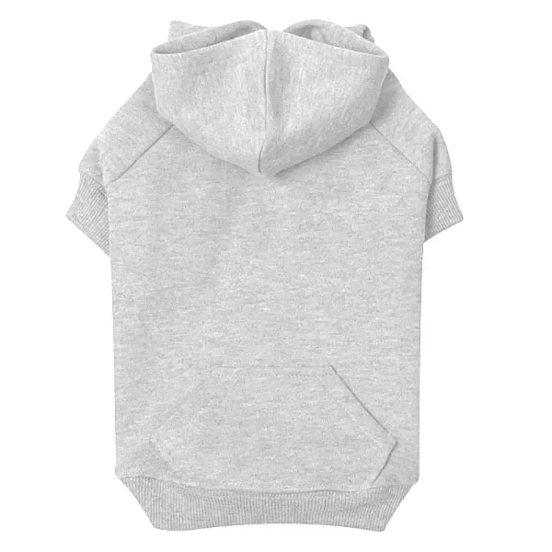 Zack & Zoey Basic Dog Hoodie - Heather Gray X-Small - Out of Stock!