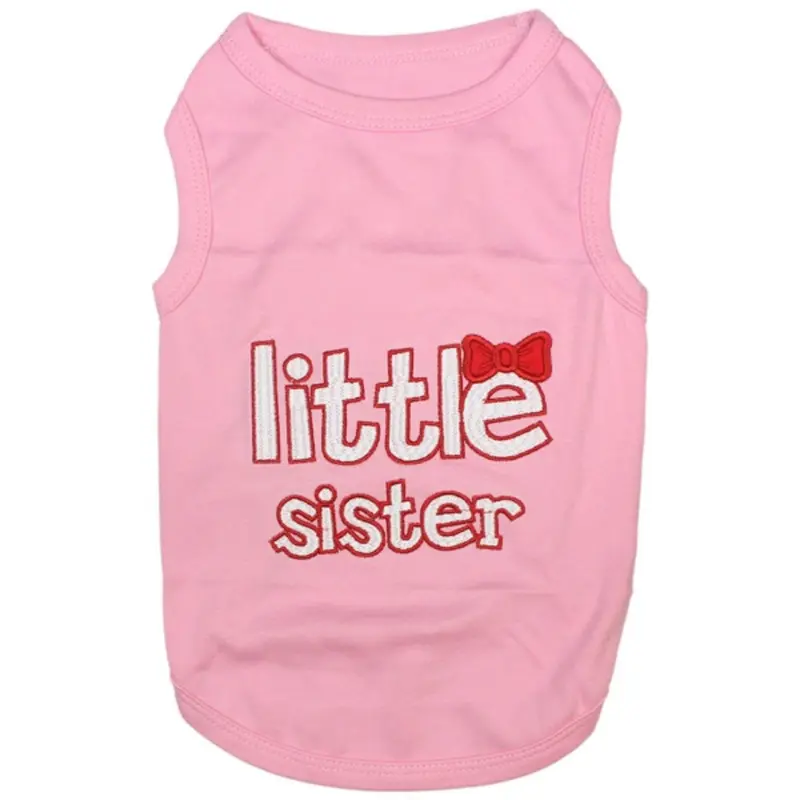 Parisian Pet Little Sister Dog Shirt - Pink XX-Small - Out of Stock!