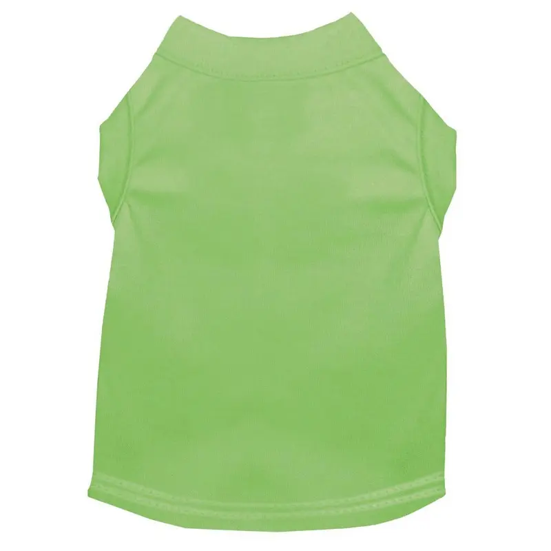 Plain Dog and Cat Shirt - Lime Green X-Small