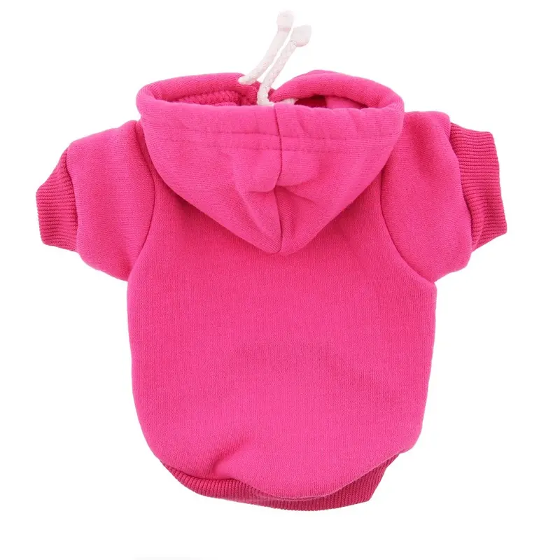 Plain Dog Hoodie - Bright Pink X-Small