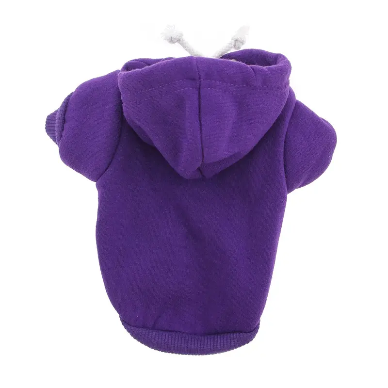 Plain Dog Hoodie - Purple X-Small