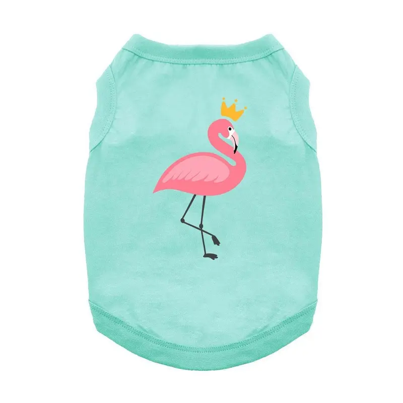 Royal Flamingo Dog Shirt - Aqua X-Small - Out of Stock!