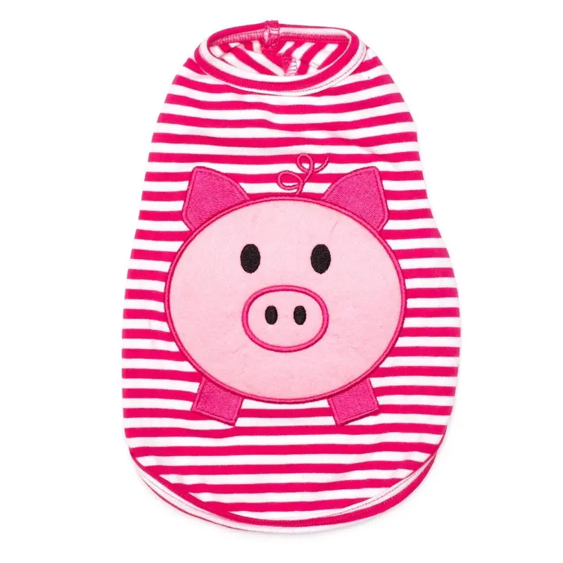 Worthy Dog Wilbur the Pig Dog T-Shirt X-Small