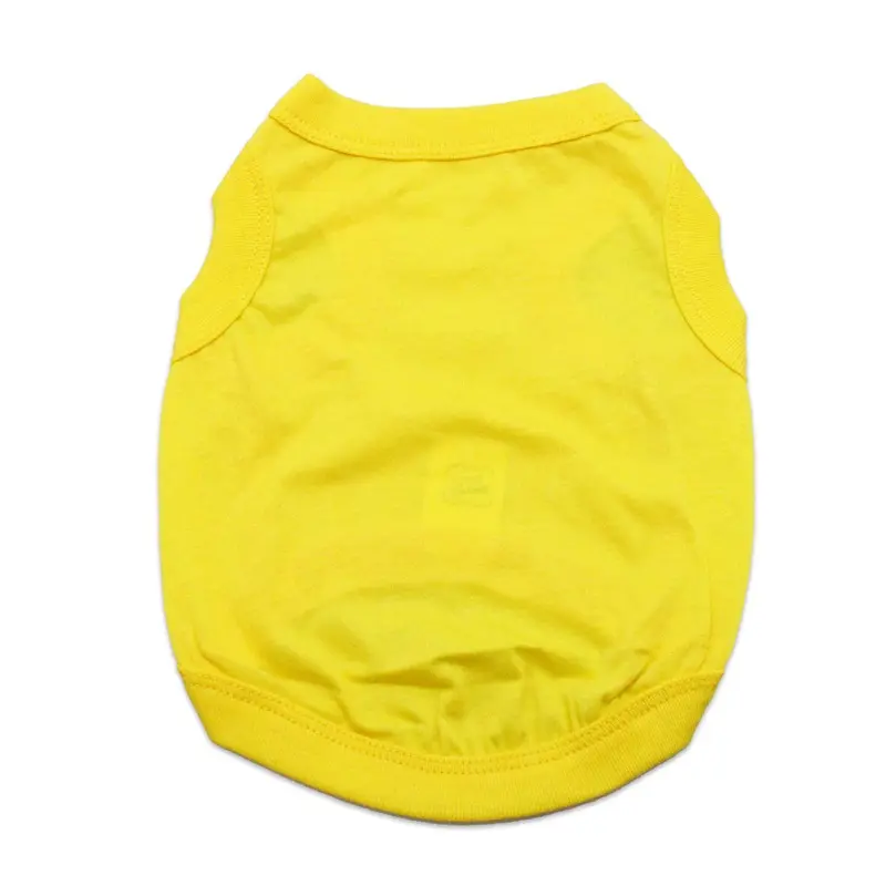 Barking Basics Dog Tank Shirt - Yellow X-Small