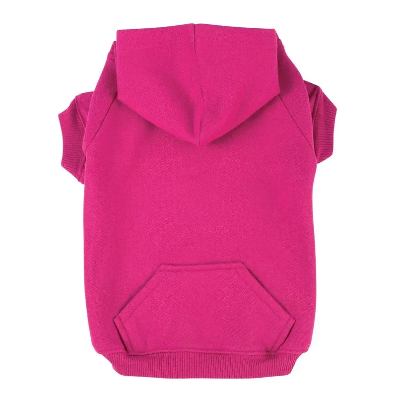 Zack & Zoey Basic Dog Hoodie - Raspberry Sorbet X-Small