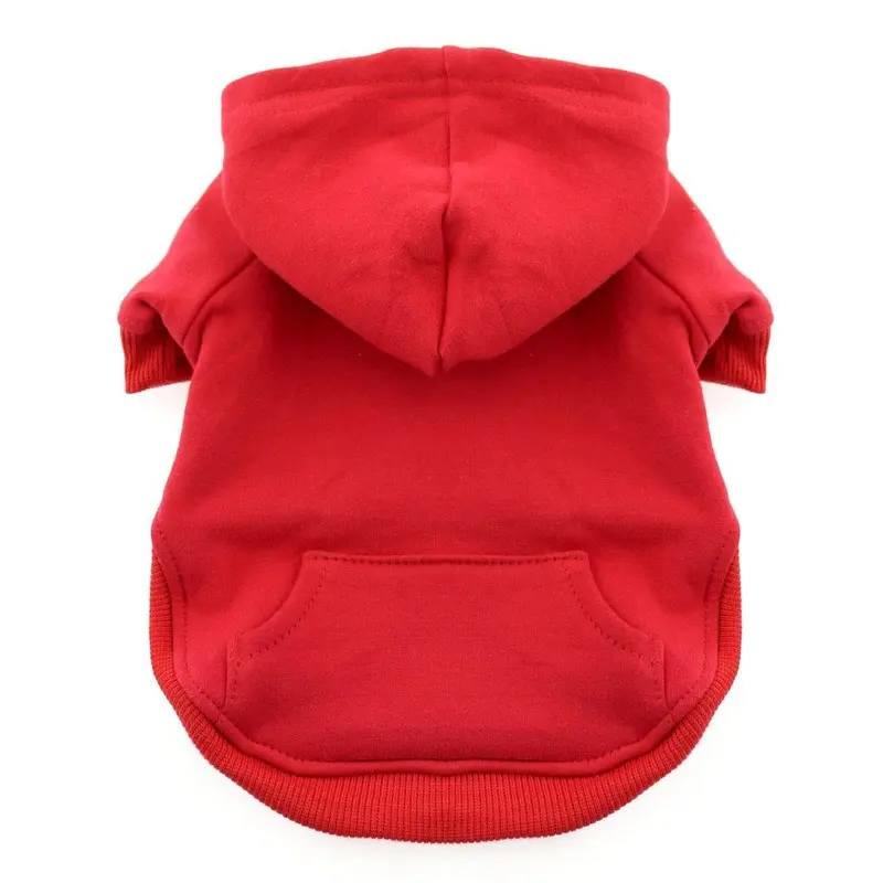 Barking Basics Dog Hoodie - Red X-Small