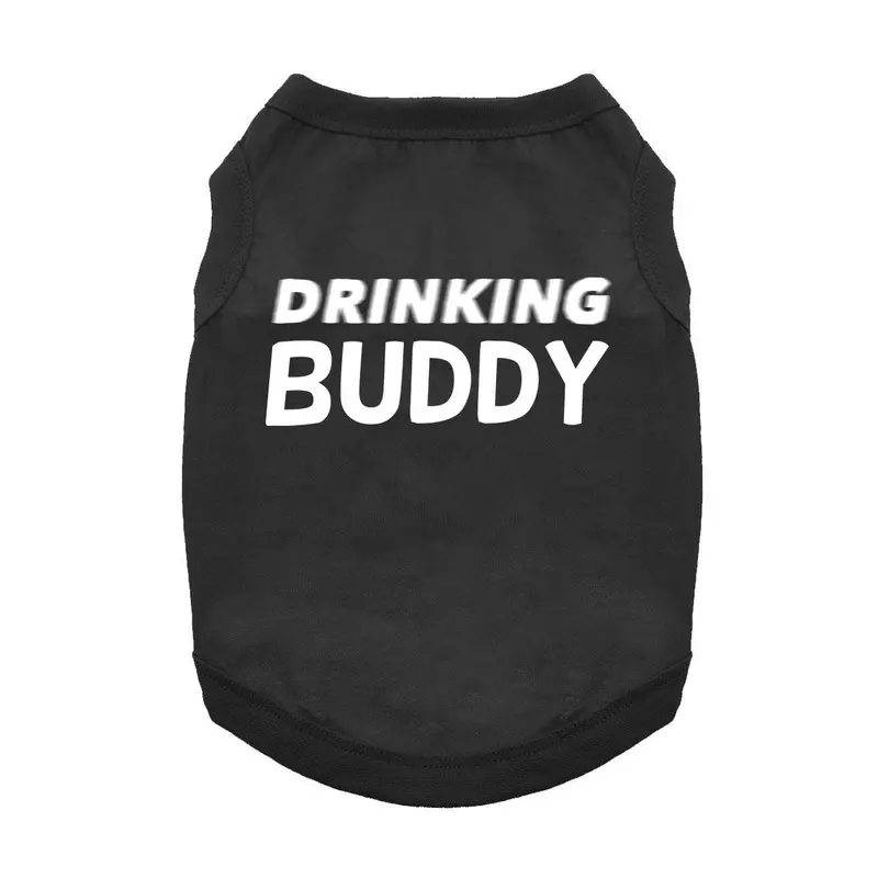 Drinking Buddy Dog Shirt - Black X-Small - Out of Stock!