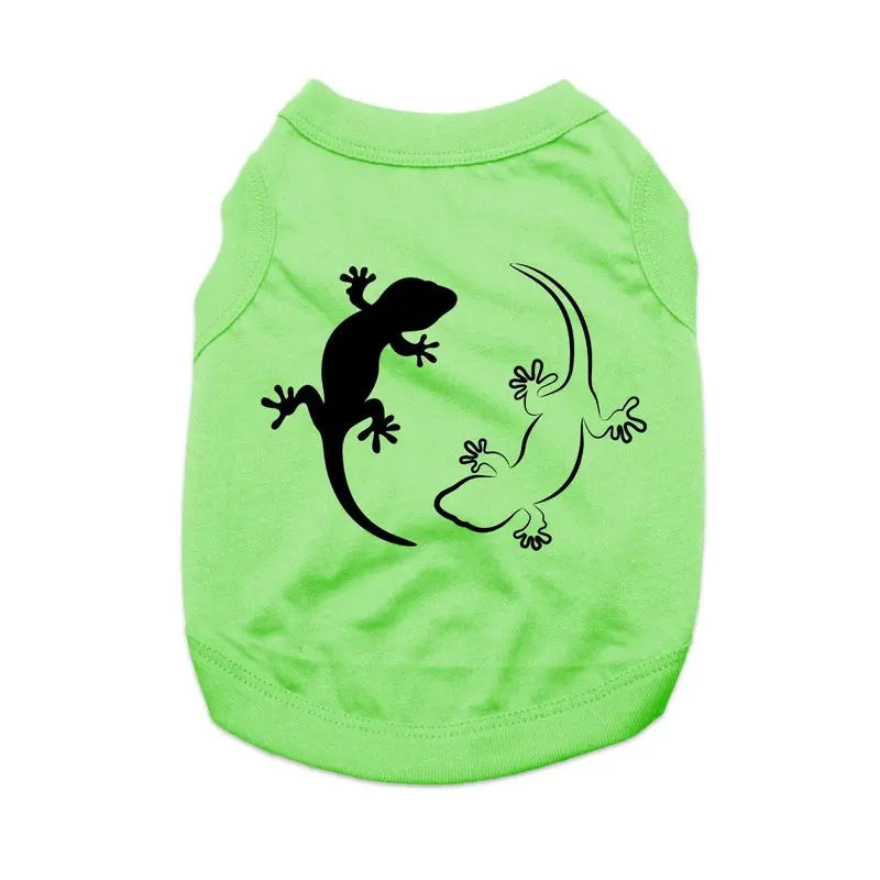 Gecko Dog Shirt - Green X-Small