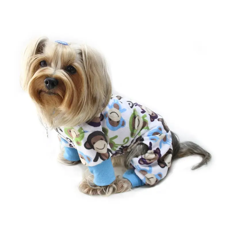 Klippo Ultra Soft Minky Monkey Dog Pajamas X-Small - Out of Stock!