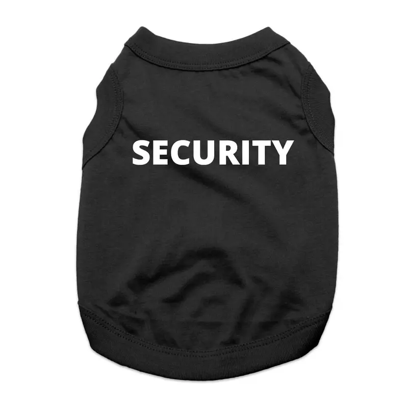 Security Dog Shirt - Black X-Small