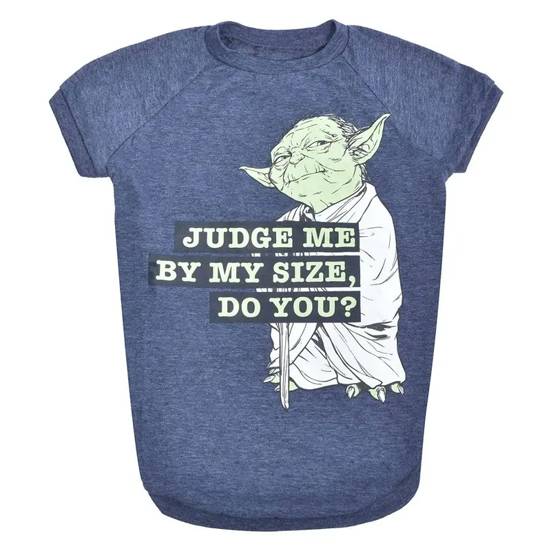 Star Wars Yoda Dog Shirt - Judge Me By My Size Small