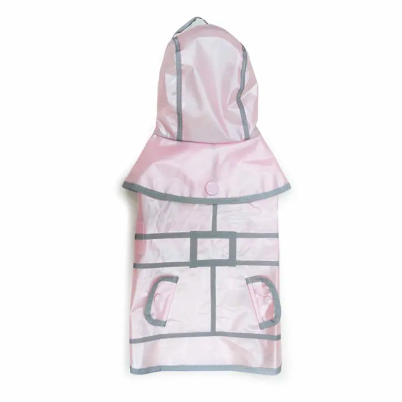 Jelly Dog Raincoat by Dogo - Pink X-Small