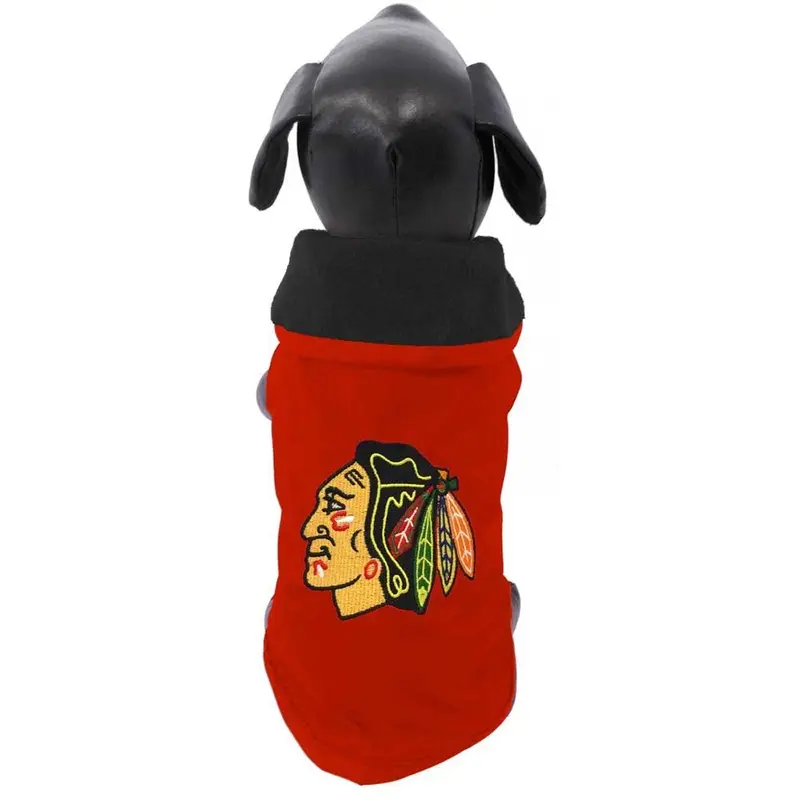 Chicago Blackhawks Outerwear Dog Coat Medium