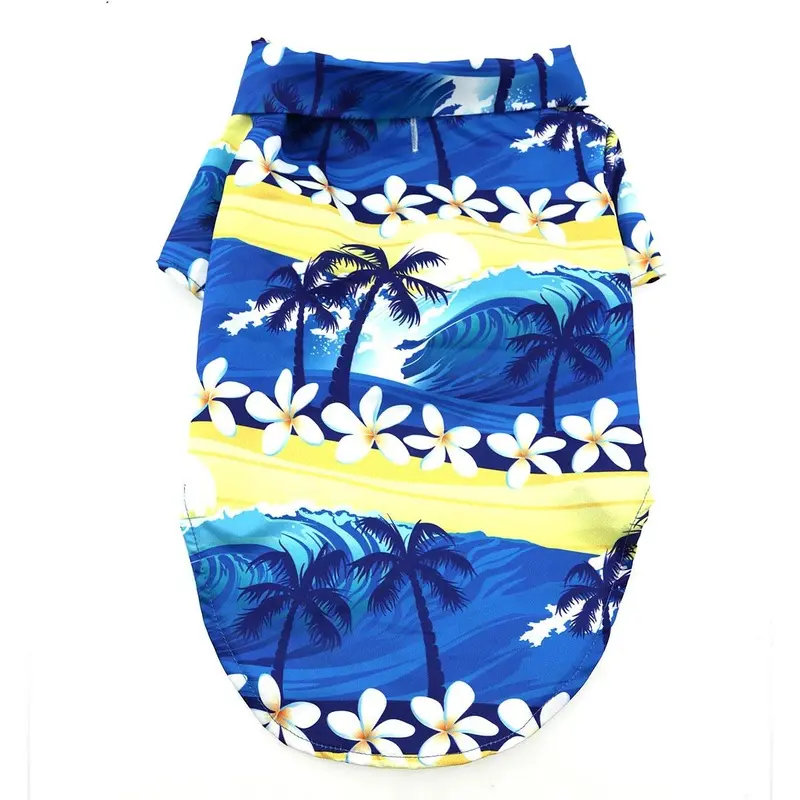 Hawaiian Camp Shirt by Doggie Design - Catching Waves XX-Small - Out of Stock!