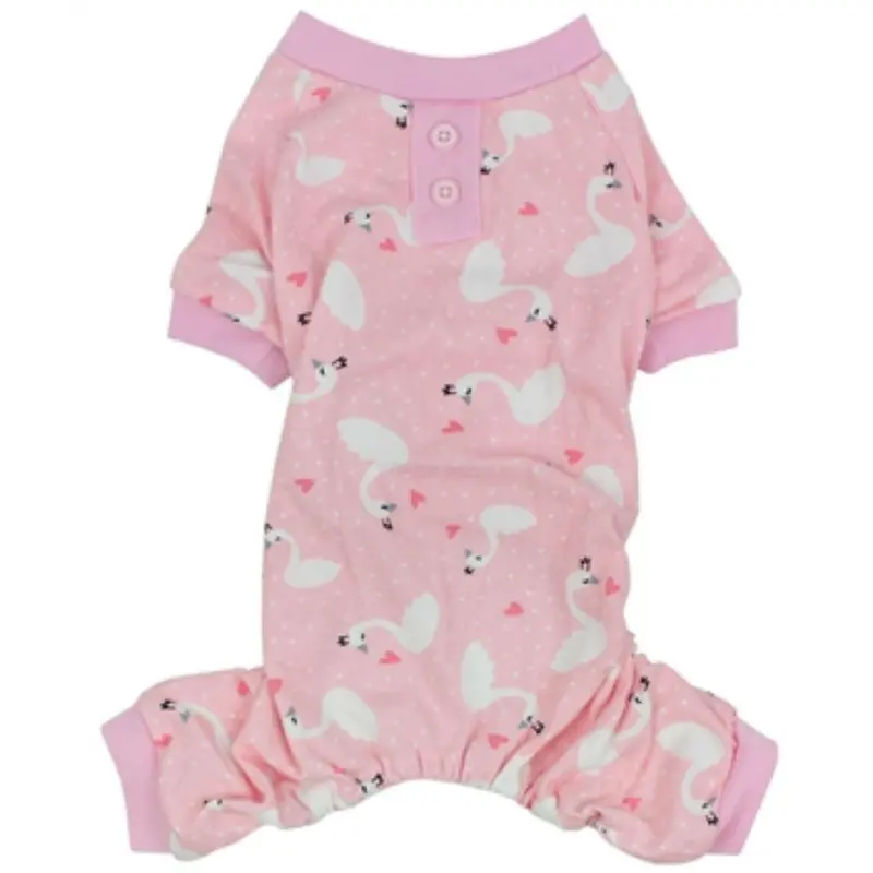 Parisian Pet Pink Swan Dog Pajamas X-Small - Out of Stock!