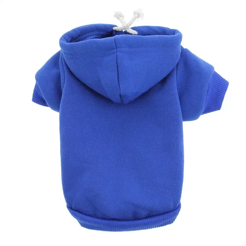 Plain Dog Hoodie - Blue X-Small