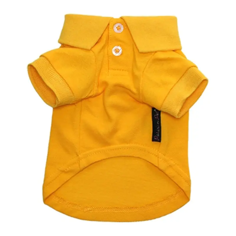 Polo Dog Shirt by Parisian Pet - Yellow XX-Small - Out of Stock!