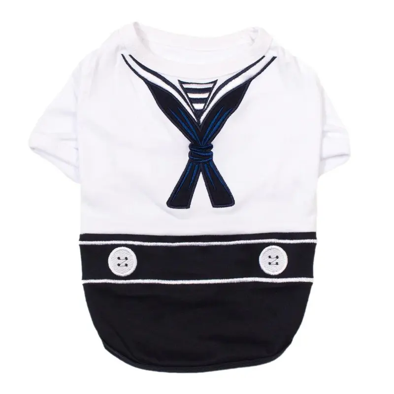 Sailor Dog Costume Shirt Small  - Out of Stock!