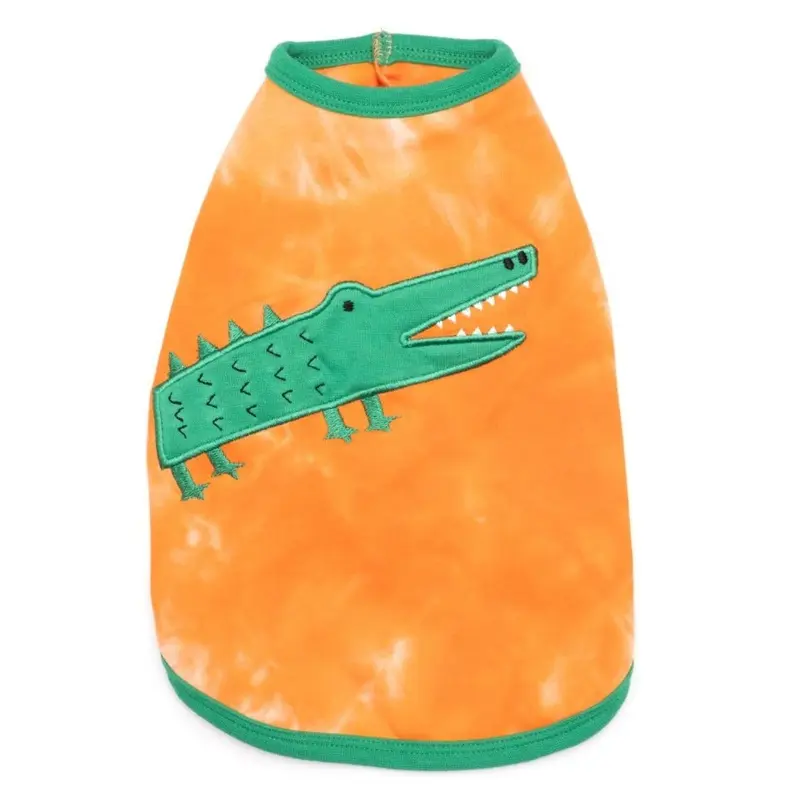 Worthy Dog Alligator Dog T-Shirt - Orange X-Large