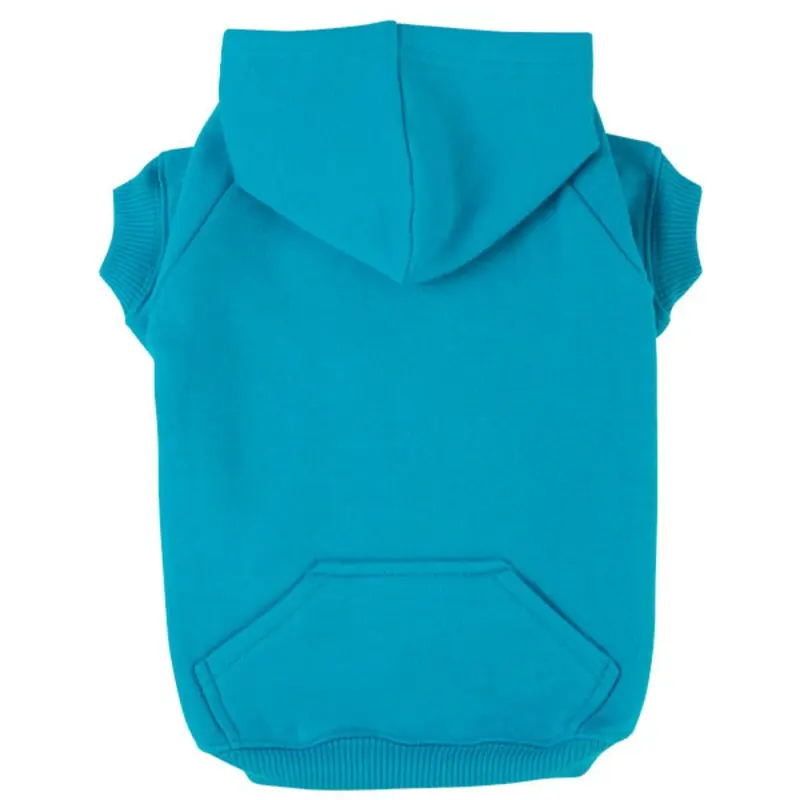 Zack & Zoey Basic Dog Hoodie - Bluebird X-Small