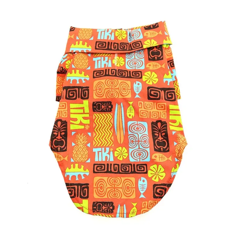 Hawaiian Camp Shirt by Doggie Design - Tiki XX-Small