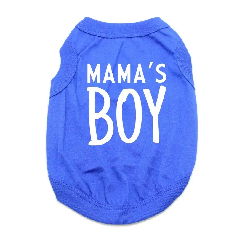 Mama's Boy Dog Shirt - Blue X-Small - Out of Stock!