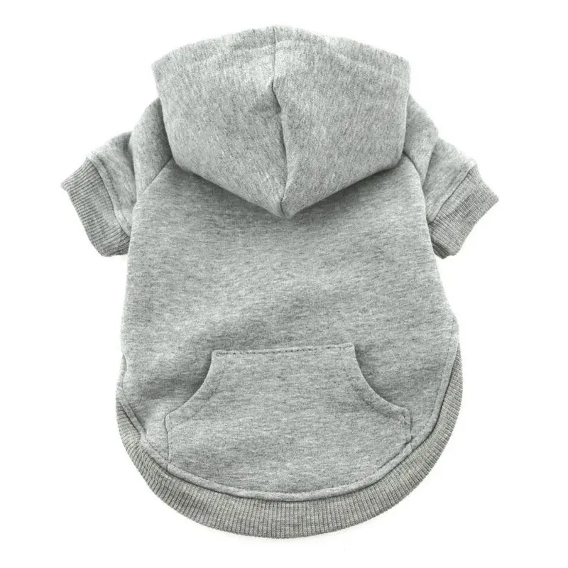 Barking Basics Dog Hoodie - Gray X-Small
