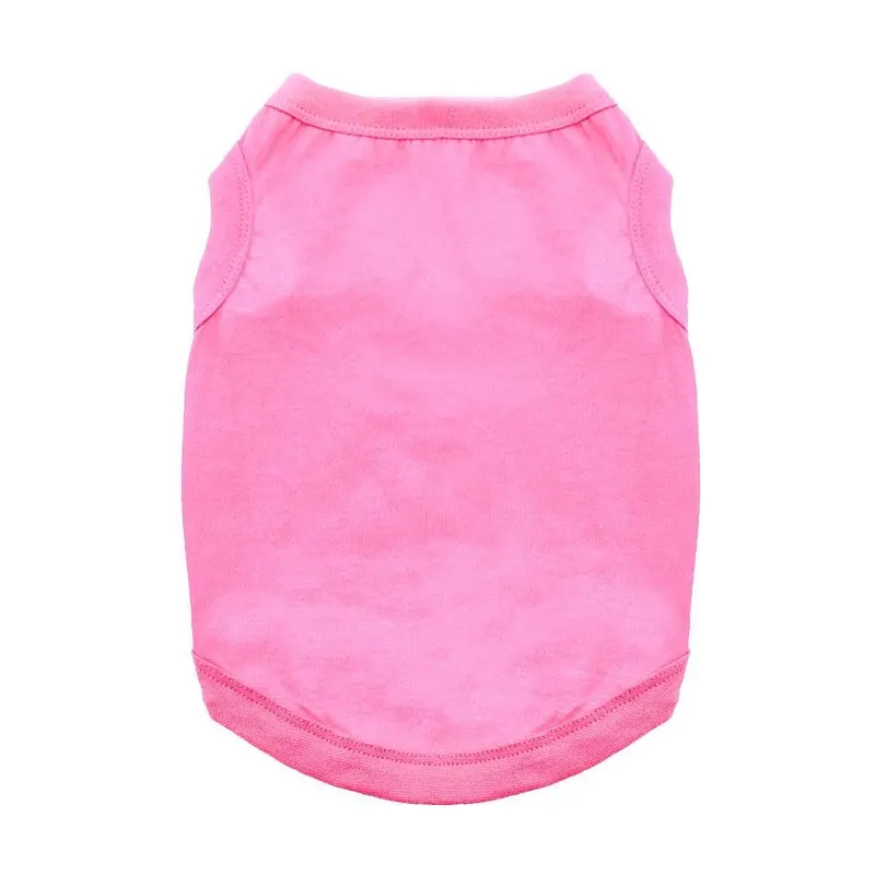 Cotton Dog Tank by Doggie Design - Carnation Pink X-Small